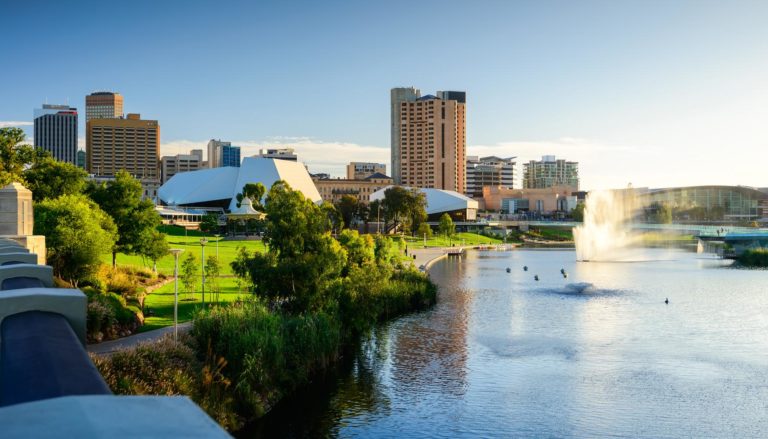 City Adelaide in Australia